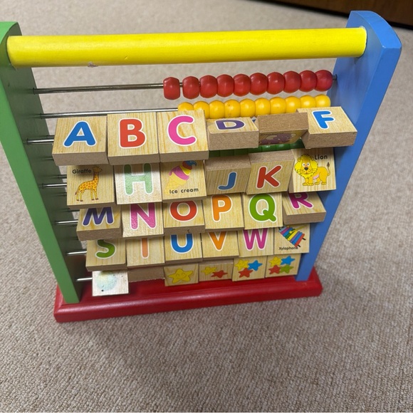 Multicolor Alphabet Learning Abacus - Picture 8 of 12